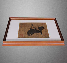 长泰书画装裱配框服务案例